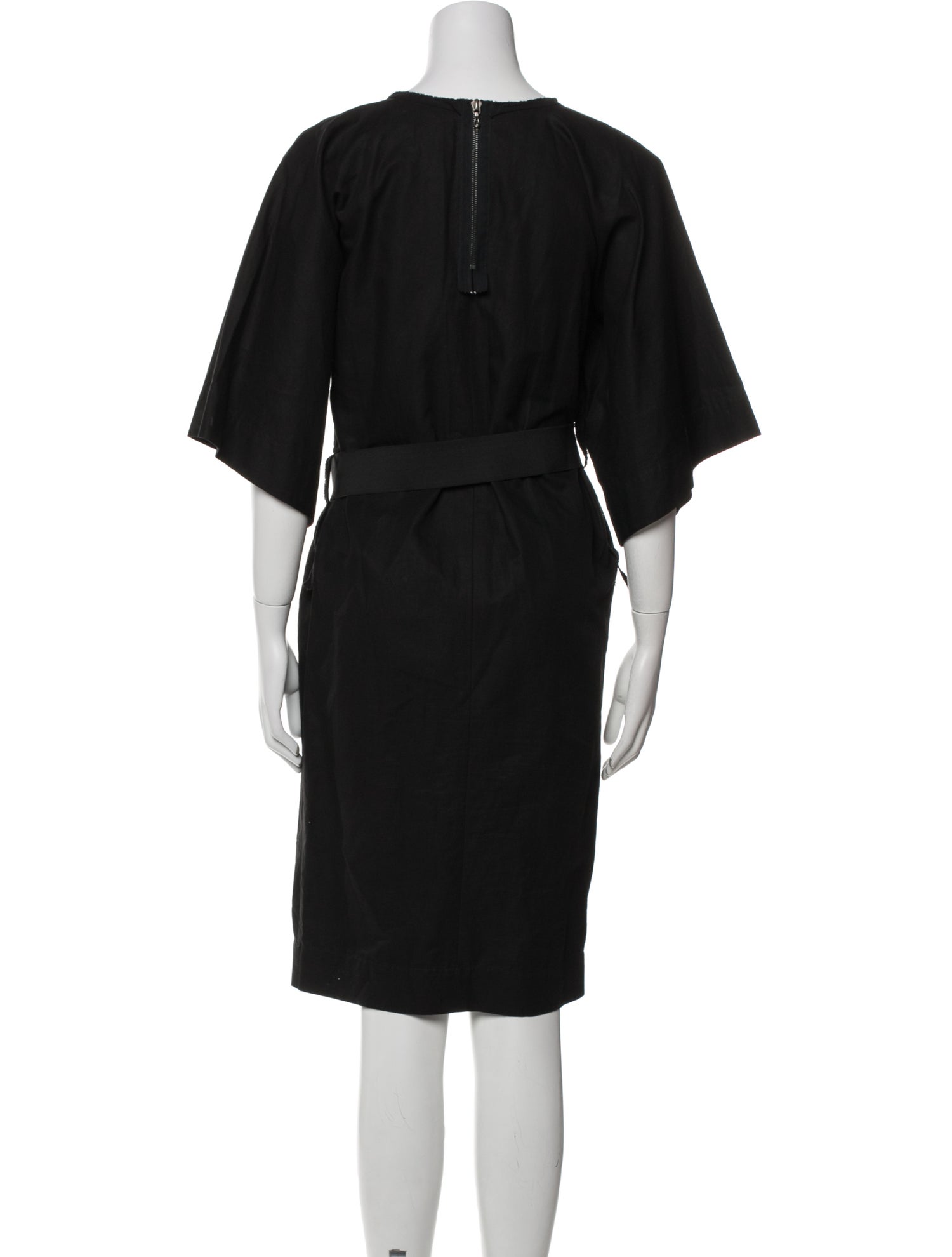 Lanvin Scoop Neck Knee-Length Dress